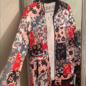 Calvin Klein Women's Printed Bomber